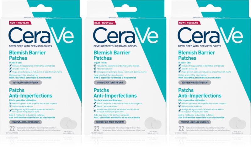 CeraVe Blemish Control Barrier Patches set pentru ten acneic