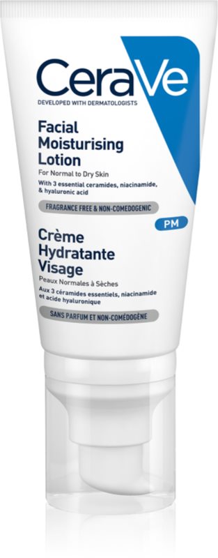 CeraVe Moisturizers Îngrijire hidratantă pentru piele normala si uscata 52 ml