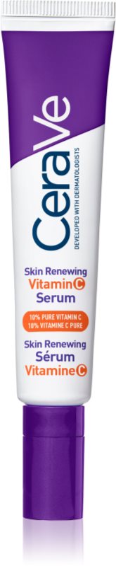 CeraVe Skin Renewing Vitamin C Serum ser stralucire cu vitamina C reface bariera protectoare a pielii 30 ml