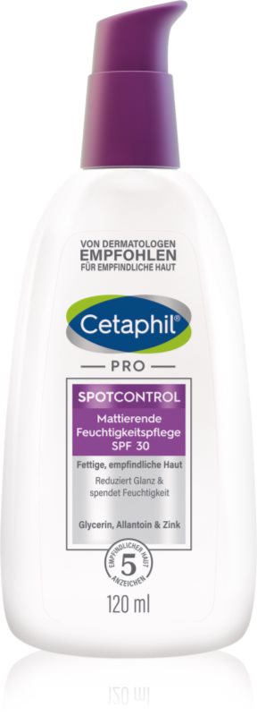Cetaphil PRO SpotControl Oil Control crema matifianta si hidratanta SPF 30 120 ml