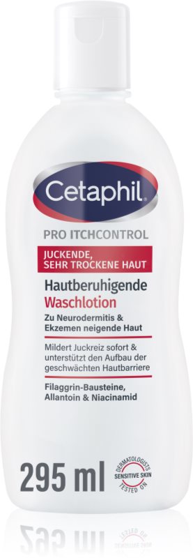 Cetaphil PRO ItchControl Body Wash gel de duș pentru ten uscat si iritat 295 ml