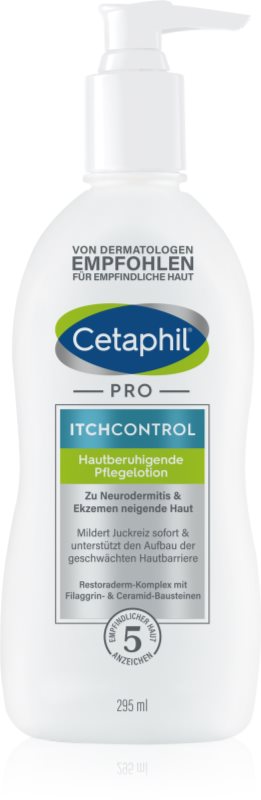 Cetaphil PRO ItchControl Lotion lapte de corp pentru piele uscata spre atopica 295 ml