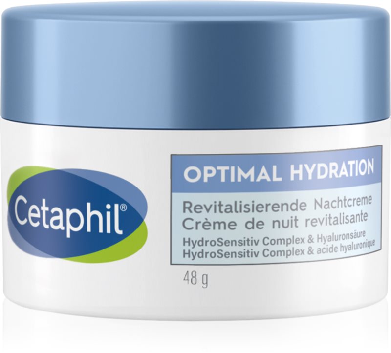 Cetaphil Optimal Hydration Replenishing Night Cream crema hidratanta de noapte pentru piele sensibilă 48 g
