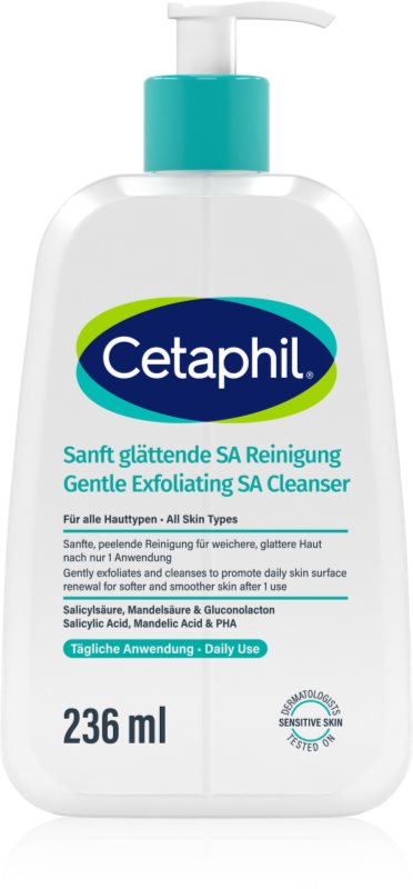 Cetaphil Gentle Exfoliating SA Cleanser gel exfoliant delicat pentru toate tipurile de ten 236 ml