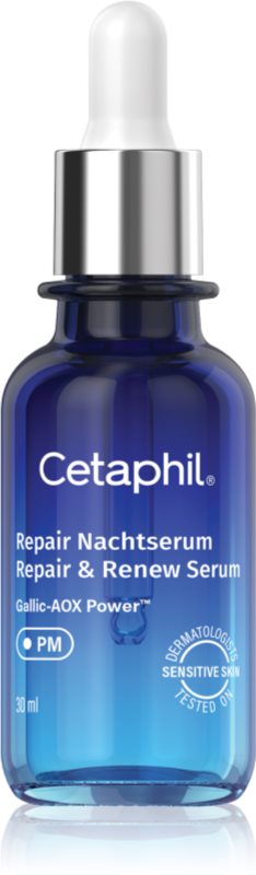 Cetaphil Repair & Renew Serum ser facial de noapte reface bariera protectoare a pielii 30 ml