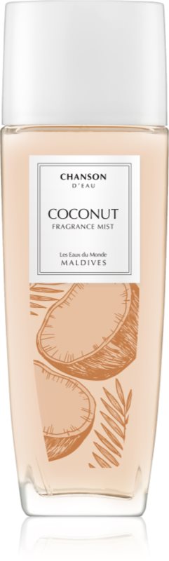 Chanson Chanson d'Eau Les Eaux Du Monde Coconut spray pentru corp pentru femei 75 ml