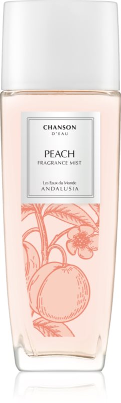 Chanson Chanson d'Eau Les Eaux Du Monde Peach spray pentru corp pentru femei 75 ml
