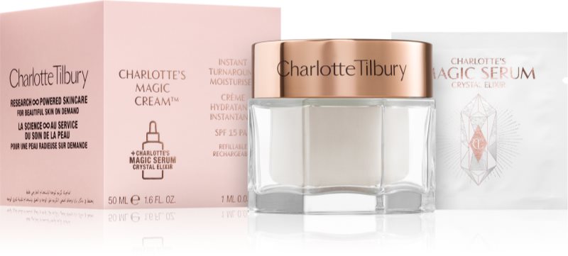 Charlotte Tilbury Charlotte's Magic Cream Cremă hidratantă pentru fermitate SPF 15 Refil 50 ml