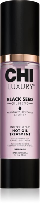 CHI Luxury Black Seed Oil Intense Repair Hot Oil Treatment tratament intensiv cu ulei pentru păr 50 ml