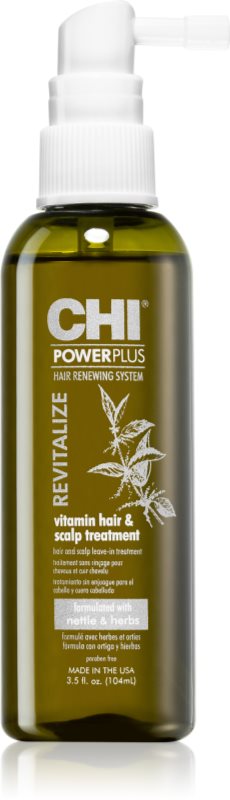 CHI Power Plus Revitalize Tratament pentru intarirea firului de par ce nu necesita clatire pentru par si scalp 104 ml