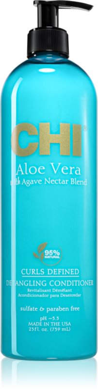 CHI Aloe Vera Curls Defined balsam pentru par ondulat si cret 739 ml