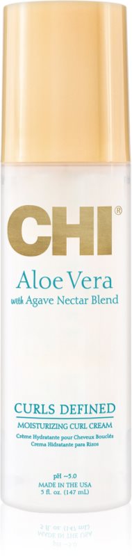 CHI Aloe Vera Moisturizing Curl Cream spray care nu necesita clatire pentru par ondulat si cret 147 ml