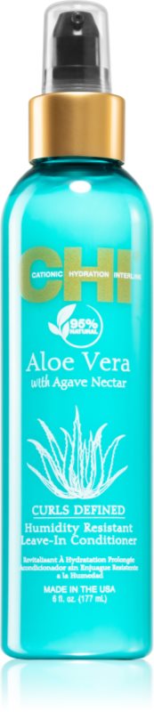 CHI Aloe Vera Curls Defined balsam (nu necesita clatire) pentru păr creț 177 ml
