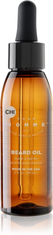CHI Pour Homme Beard Oil ulei pentru barba cu miros de lemn 59 ml