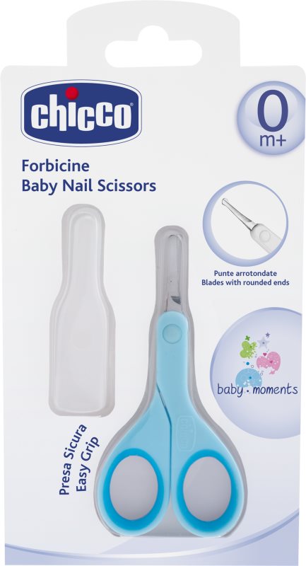Chicco Baby Moments foarfece cu vârf rotunjit pentru copii