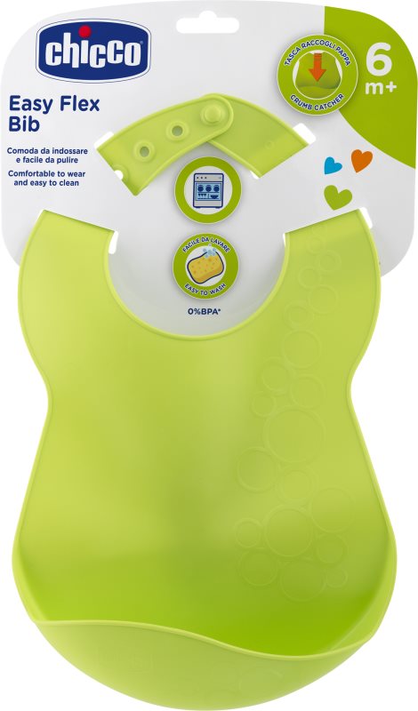Chicco Bibs bavețică 6m+ Green 1 buc