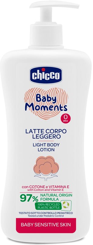 Chicco Baby Moments Sensitive Lotiune de corp delicata 500 ml