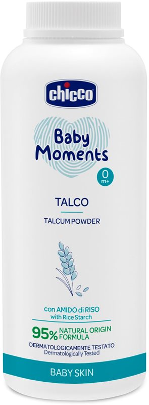 Chicco Baby Moments Talcum Powder pudra de talc pentru copii 150 g