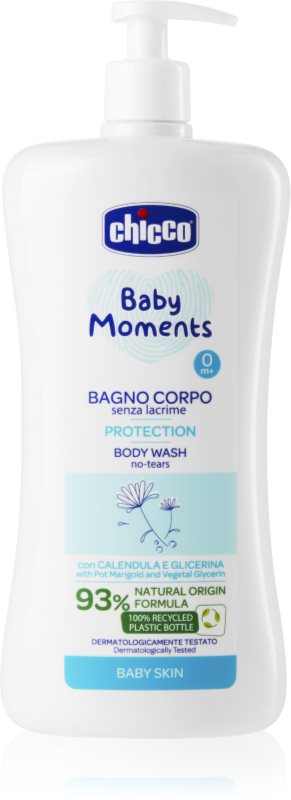 Chicco Baby Moments Protection șampon pentru corp pentru nou-nascuti si copii 0 m+ 750 ml