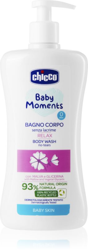 Chicco Baby Moments Relax șampon pentru corp 0 m+ 500 ml