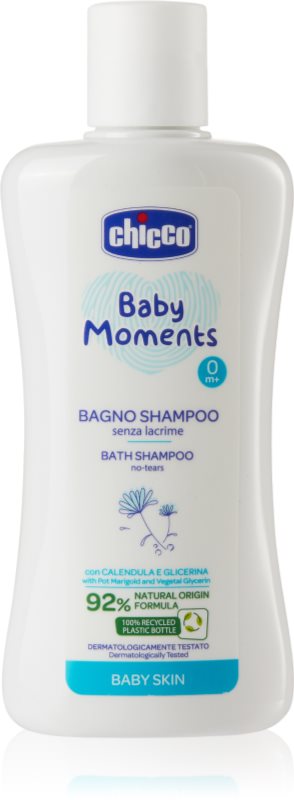 Chicco Baby Moments Bath Shampoo șampon pentru corp pentru nou-nascuti si copii
