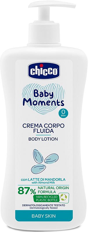 Chicco Baby Moments lapte de corp pentru copii