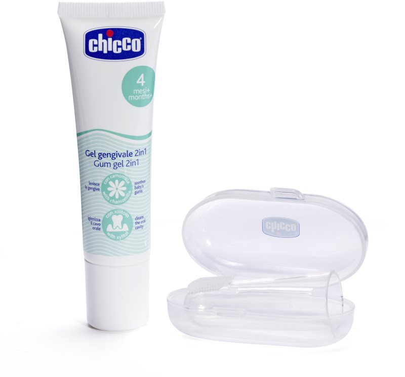 Chicco Oral Care Set set pentru îngrijirea dentară pentru bebeluși 4 m+ 1 buc