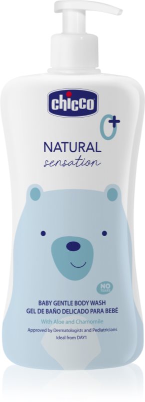Chicco Natural Sensation Baby Gel de curatare delicat pentru nou-nascuti si copii 0+ 500 ml