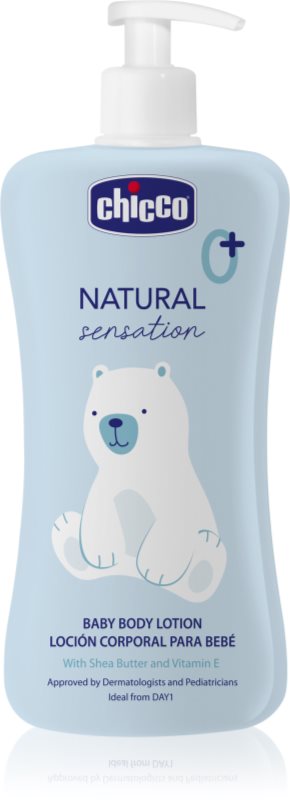 Chicco Natural Sensation Baby lapte de corp pentru nou-nascuti si copii 0+ 500 ml