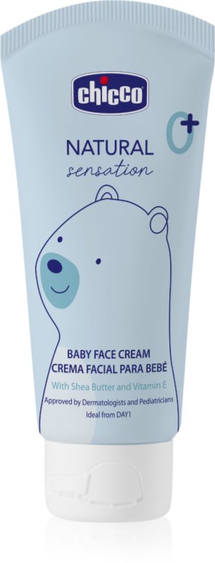 Chicco Natural Sensation Baby cremă pentru față pentru nou-nascuti si copii 0+ 50 ml