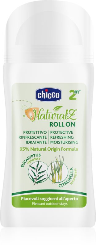 Chicco NaturalZ Protective & Refreshing Roll-on roll-on repelent împotriva țânțarilor 2 m+ 60 ml