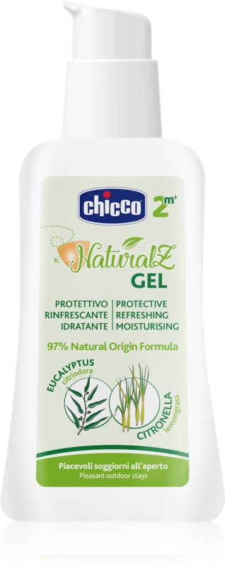 Chicco NaturalZ Protective & Refreshing Gel gel protector împotriva țânțarilor 2 m+ 60 ml