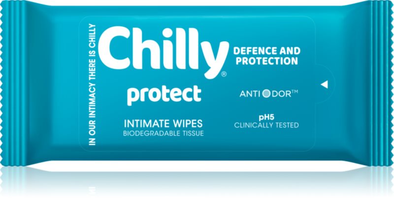 Chilly Protect Intimate Wipes servetele umede pentru igiena intima 12 buc