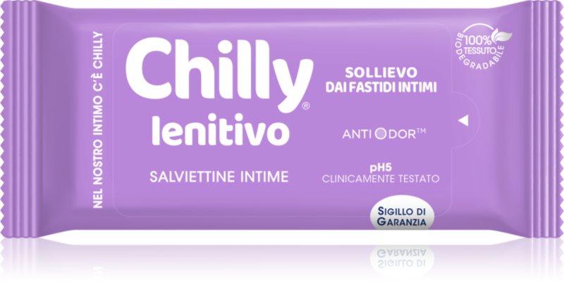 Chilly Soothing Intimate Wipes servetele umede pentru igiena intima 12 buc