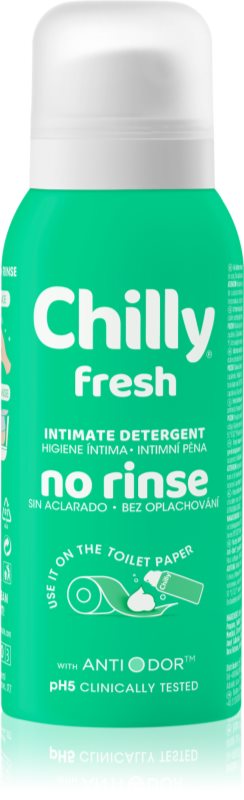 Chilly Fresh No Rinse spuma pentru curatare racoritoare pentru igiena intima 100 ml