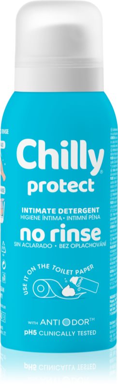 Chilly Protect No Rinse spuma de curatat pentru igiena intima 100 ml