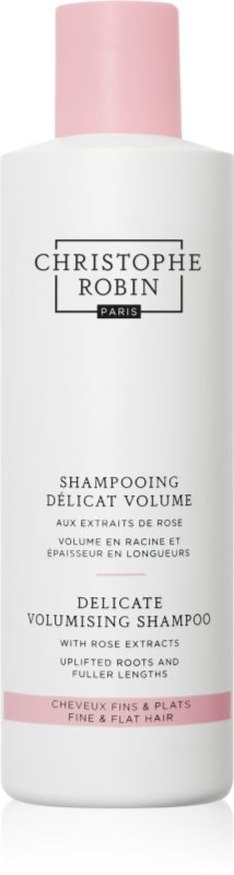 Christophe Robin Delicate Volumizing Shampoo with Rose Extracts sampon pentru volum pentru par fin 250 ml