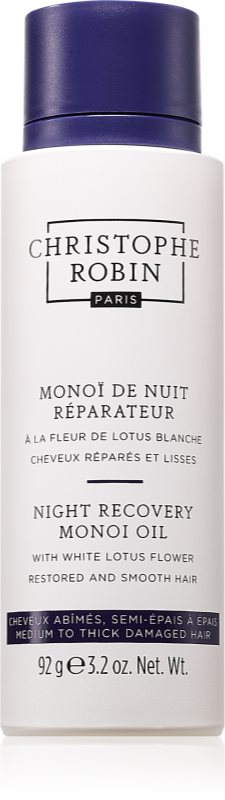 Christophe Robin Night recovery monoi oil tratament regenerator de noapte pentru păr 92 g