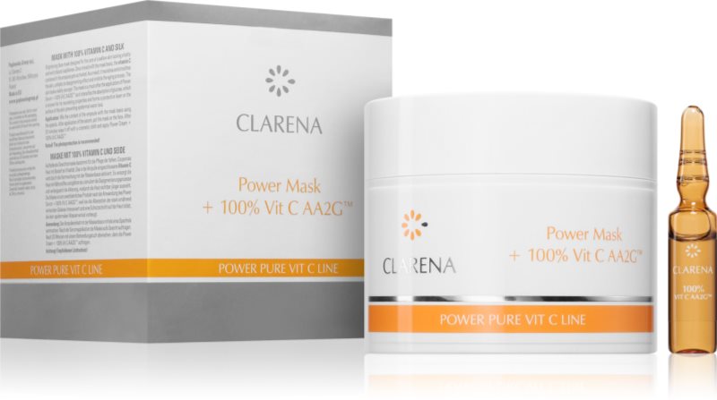 Clarena POwer Pure Vit. C Line masca hranitoare cu vitamina C 103 ml