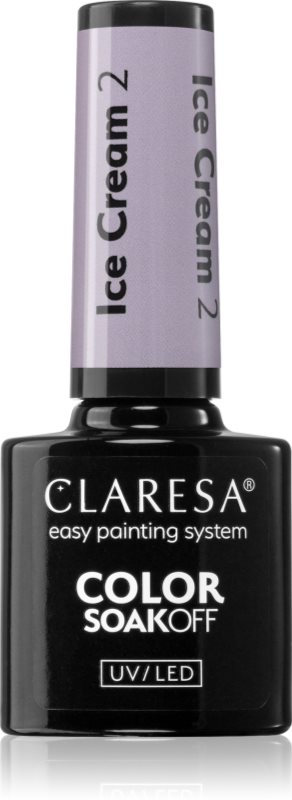 Claresa SoakOff UV/LED Color Ice Cream lac de unghii sub forma de gel