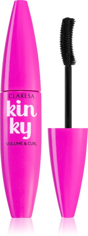 Claresa Kinky mascara pentru volum si curbare culoare 01 Deep Black 10 g