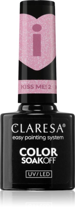 Claresa SoakOff UV/LED Color Kiss Me lac de unghii sub forma de gel