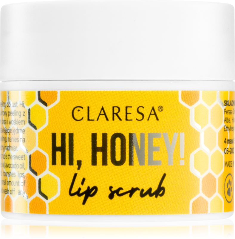 Claresa Hi, Honey Exfoliant pentru buze cu miere 15 g