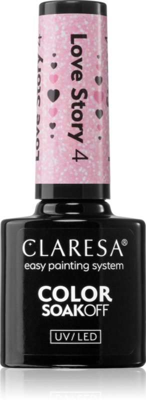 Claresa SoakOff UV/LED Color Love Story lac de unghii sub forma de gel