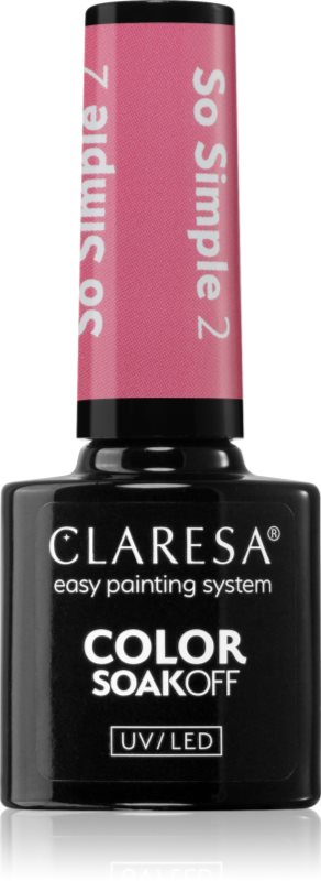 Claresa SoakOff UV/LED Color So Simple lac de unghii sub forma de gel
