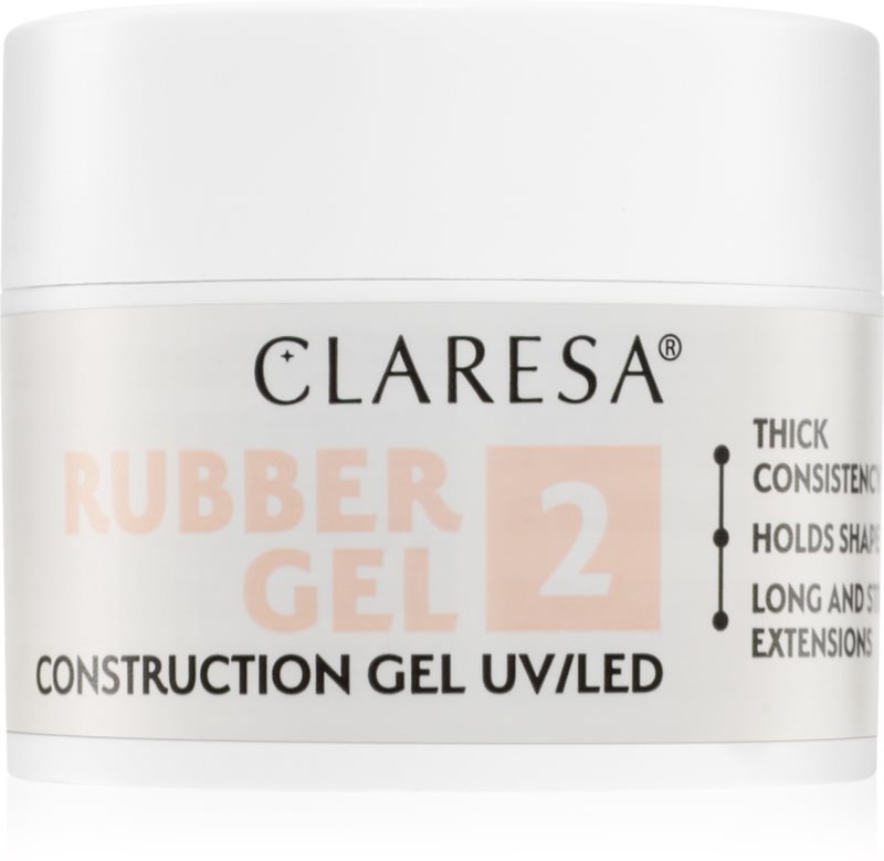 Claresa Rubber Gel Construction Gel UV/LED Gel pentru extensiile unghiilor