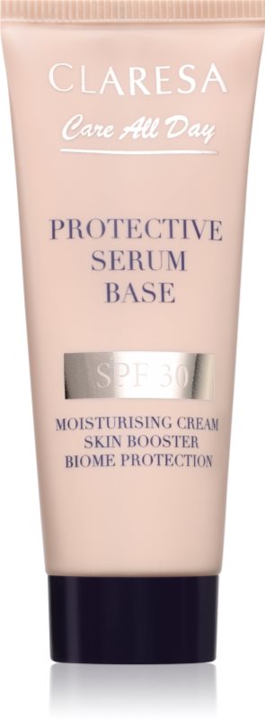 Claresa Care All Day Protective Serum Base ser facial hidratant protectia pielii SPF 30 Universal 30 ml