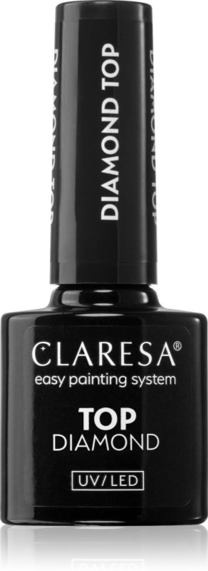 Claresa UV/LED Top Diamond No Wipe strat de acoperire pentru protecție perfectă și strălucire intensă 5 g