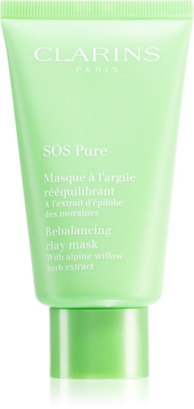 Clarins SOS Pure Rebalancing Clay Mask mască cu argilă pentru piele mixta spre grasa 75 ml