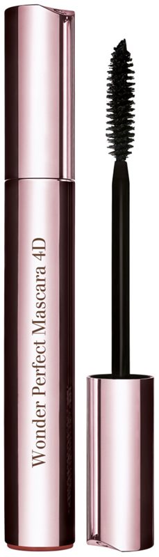 Clarins Wonder Perfect Mascara 4D Mascara pentru volum si lungire culoare 01 Perfect Black 8 ml